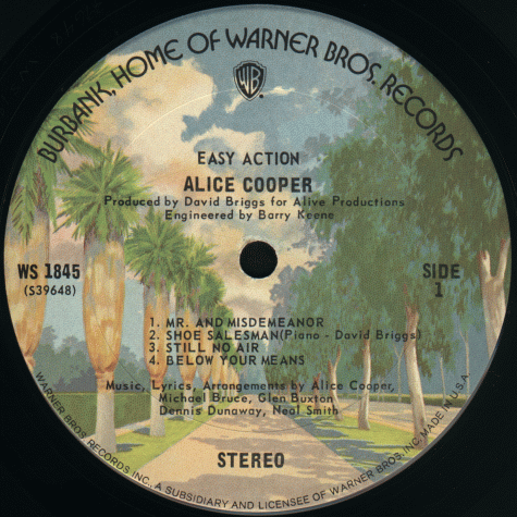 Palmtree label side 1