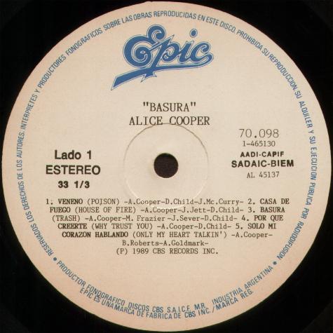 Label A-side