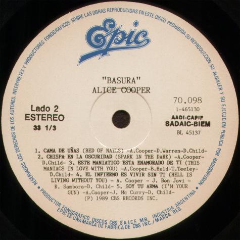 Label B-side