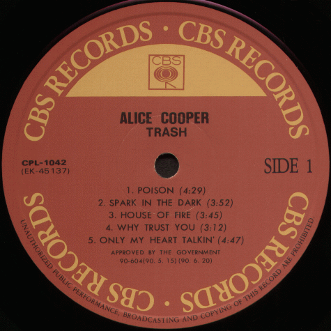 Label side 1